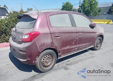 2017 Mitsubishi Mirage Es from USA, damaged, VIN ML32A3HJ5HH021768